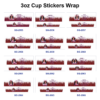 oly-043393d6fe50e0a580b1e979ae8e1d61 Wholesale 8pcs Mixed Zodiac Horoscope Girl Print 3oz Cup Stickers Wrap OLY Exclusive