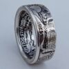 Wholesale Ancient Silver 1945 Morgan Coin Ring Unisex Alloy Electroplated Boutique Resale