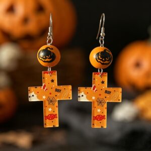 Orange cross ear hooks