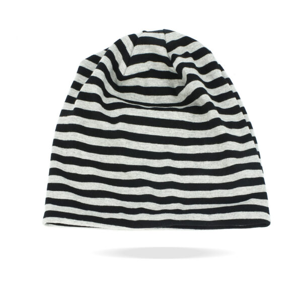 oly-046299f07840daf338383c7cc632cd17 Wholesale Striped Casual Cotton Beanie for Women, Breathable Spring/Autumn Hat, Fashion Accessory