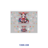 Wholesale 8pcs Christmas Elf Mini Cup Keychain Sticker