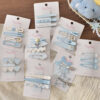 oly-046ddda9a7c805a60a9b258e31560bc4 Wholesale Spring Blue Floral Metal Hair Clips 4pcs Set, Cute Hair Accessory for Everyday Styling