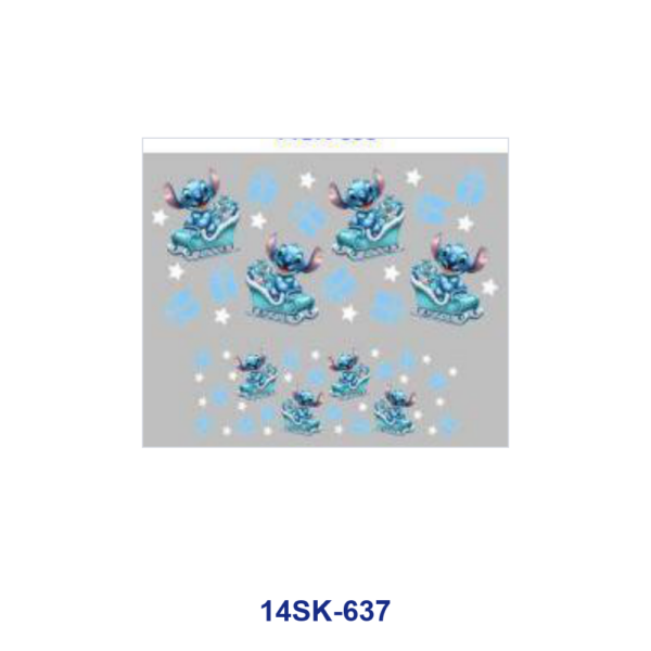 oly-0470fb7fd22e9dfd44623827c9d444cc Wholesale 2/4/8pcs Christmas Cartoon Print Mini Cup Keychain Sticker OLY Exclusive