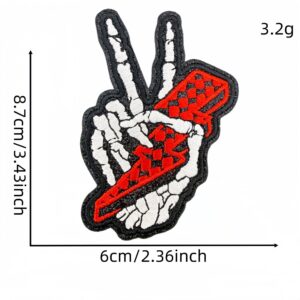 Skeleton hand patch 5 #