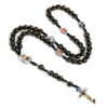 oly-04a8497da5c52e53f938a53278e0cd67 Wholesale Handmade Cross Pendant Necklace Plastic Resin White Beaded Jewelry Fashion Accessory Resale