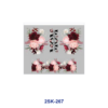 Wholesale 8pcs Vintage Floral Mini Cup Keychain Sticker