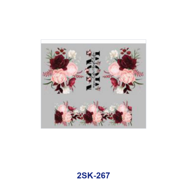 Wholesale 8pcs Vintage Floral Mini Cup Keychain Sticker