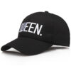 oly-04fd3dee8b9d2b8da57162f0a22e8c10 Wholesale Cotton Baseball Cap with King Queen Letter Embroidery for Couple Fashion Accessory
