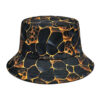 Wholesale Chic Snake Print Fisherman Hat Double Sided Sun Protection Unisex Summer Hat for Resale