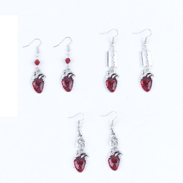 oly-053eb7e3e96317e8d3d7002298c73cab Wholesale Electroplated Retro Bat Drop Earring Necklace Set Trendy Halloween Jewelry Accessory for Gift Boutique