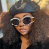 Wholesale Rhinestone Cat Eye Sunglasses Boutique UV400 Sun Protection Glasses