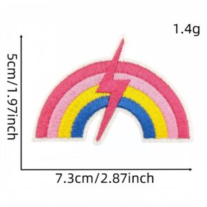 Pink series cloth stickers 23 #