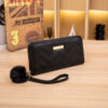 oly-055b60b422dc42caea4637a01e457bc4 Wholesale PU Skin Long Zipper Wallet Solid Color Everyday Decorative Accessory for Resale