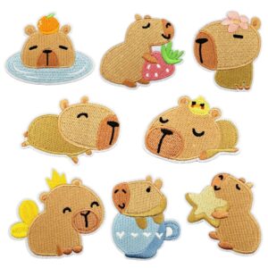 Wholesale Polyester Thread Cute Animal Embroidered Patches for Bags Jackets Fashion Accessory Resale