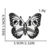 oly-057f5466c9434f67cdbda822d26b186e Wholesale Skull Embroidery Patch Black White Butterfly Iron-On Decorative DIY Accessory