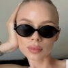 oly-059cbda238b45efb3fe34baf643a3335 Wholesale Stylish Retro Oval Sunglasses UV400 Sun Protection Fashion Accessory