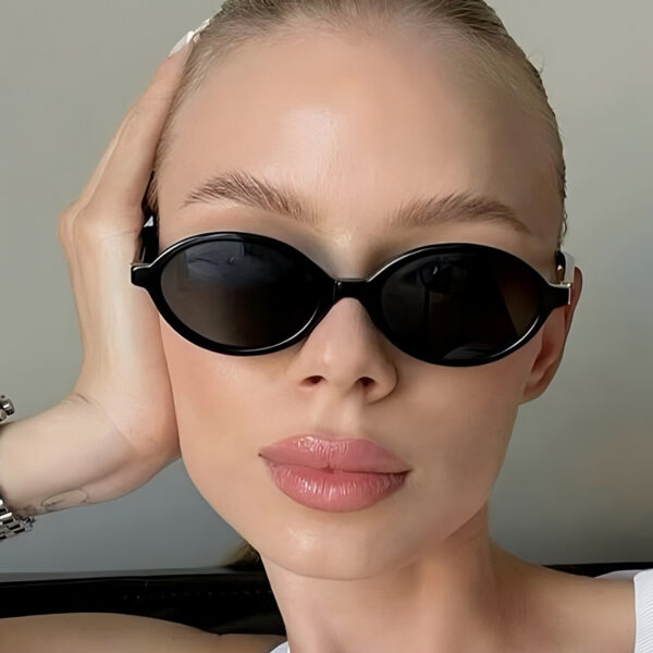 oly-059cbda238b45efb3fe34baf643a3335 Wholesale Stylish Retro Oval Sunglasses UV400 Sun Protection Fashion Accessory