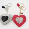 oly-05cce3fa0a63dbd1316606c3b38efe54 Wholesale Two Color Heart Rhinestone Tassel Keychain Zinc Alloy Car Key Bag Charm