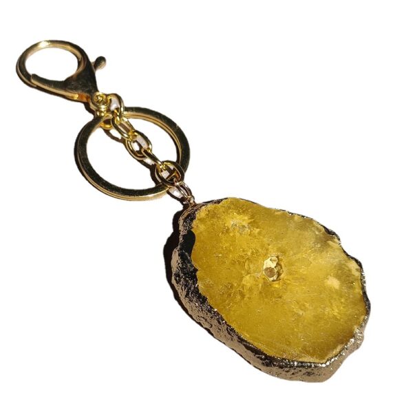oly-05cf6db440d27b42f8cc8c3fa47282c1 Wholesale Natural Crystal Irregular Shape Colorful Keychain Pendant Jewelry Accessory for Boutique Resale