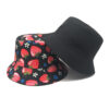 Wholesale Strawberry Fisherman Hat Double-Sided Sun Hat Outdoor Casual