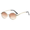 Wholesale Retro Cat Eye Sunglasses Metal Frame UV400 Party Outdoor Fashion Accessory