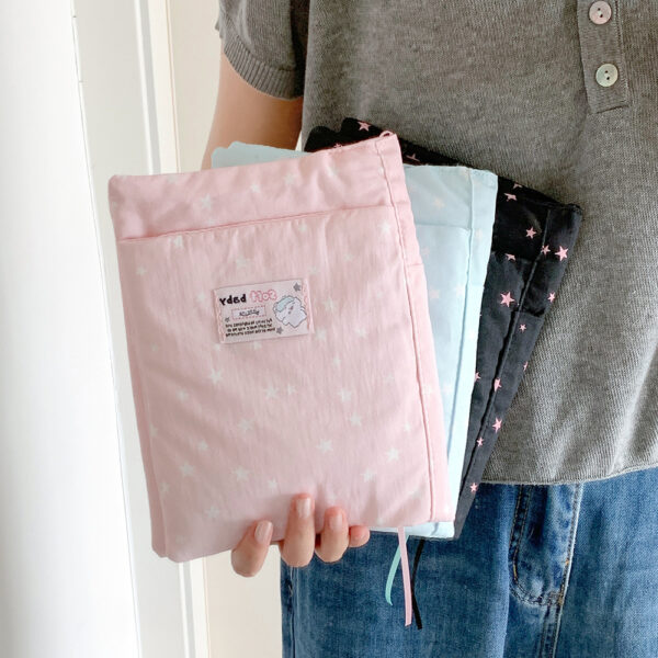 Wholesale Stylish Cloth Book Cover Starry Sky Design Student Gift Book Sleeve