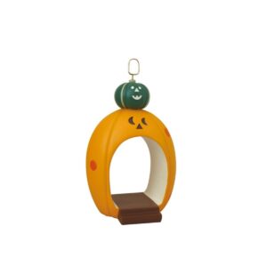 Pumpkin door business card holder