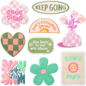 oly-06192b4cc8fc405ccadc8e10c05ee55b Wholesale Floral Vase Embroidery Patch Iron-On Decorative Accent for Resale