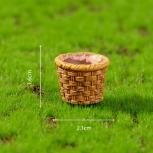 No. 2 small bamboo basket / Rabbit paradise