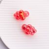 oly-0629fe35542be706c88d90c2388dfe56 Wholesale Cloud Shaped Acrylic Beads Transparent UV Coated DIY Jewelry Bag Charm Car Key Accessory