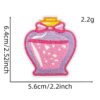 Wholesale Pink Cartoon Princess Embroidered Patch Fashion Accessory for Clothing Bags