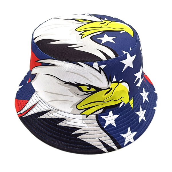Wholesale Stylish Eagle Pattern Fisherman Hat for Outdoor Sun Protection Fashion Accessory