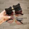 oly-06658669e0b9de3d437de787c35f005f Wholesale Panda Design Frameless Children's Sunglasses UV400 Fashion Accessory Gift Resale