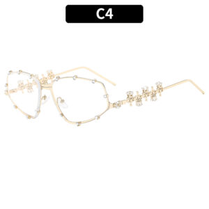 C4-Gold Frame White