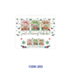 Wholesale 8pcs Christmas Holiday Cartoon Mini Cup Keychain Sticker