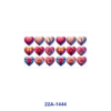 oly-06a6e4fb96b040415e7e2012cf12ee78 Wholesale 5pcs Vintage Luxurious Valentines Gem Rose Embroidery Heart Ribbon Bow Star Dot Floral Mixed Decor Prints 16oz Cup UV DTF Wraps