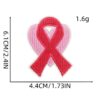 oly-06ba0efc173f927bff7d2c2a351887bb Wholesale Polyester Thread Iron-On Patch Pink Ribbon Design Embroidered Decorative Patch for Women's Clothing