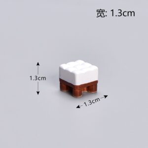 No. 31 brown square stool / Simulation furniture series