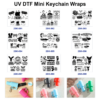 Wholesale 8pcs Gothic Vintage Mini Cup Keychain Sticker