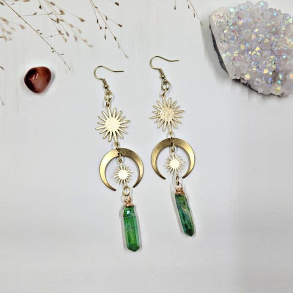 oly-06eb9f2fa80282553a4c0110a912a067 Wholesale Moon Sun Design Alloy Earrings Trendy Fashion Accessory Gift for Party