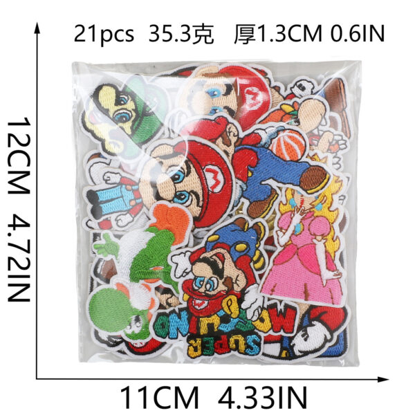 oly-06ef4a74a0f82515da1f47eb745d1910 Wholesale Cartoon Embroidered Patch, Dinosaur Monster Design, Fashion Accessory for Clothing Decoration, Gift for Resale