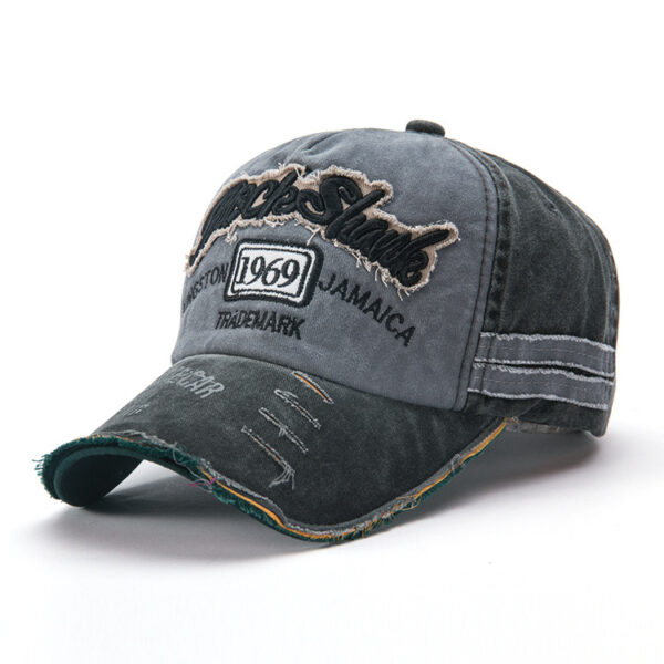 oly-06efe31cca280a400b3500e5b42d8556 Wholesale Fashion Vintage Baseball Cap with English Alphabet Adjustable Breathable Sun Hat for Men Women Couple