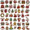 Wholesale Embroidery Thread Christmas Cloth Stickers Cartoon Cute Decorative Accent for Home Decor and Fashion Accessory