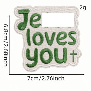 Green cartoon cloth sticker 13 #