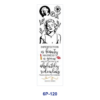 Wholesale 2/8/16pcs UV DTF Stickers Vintage Lady Portrait Lip Rose Text Print Pen and Bookmark Stickers OLY Exclusive
