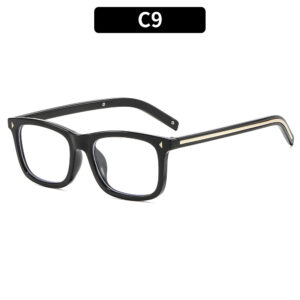 C9-black frame white film