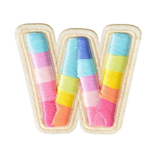 oly-07453dd59a16b50380795e720159ace0 Wholesale Colorful Embroidered Letters Polyester Self-Adhesive Patches DIY Accessory for Clothes Bags Phones