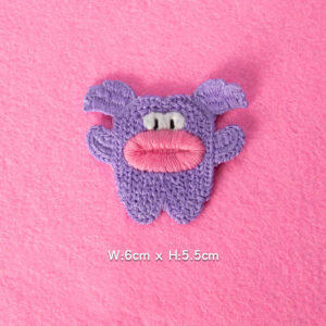 Purple big mouth doll n19
