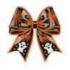 Wholesale Polyester Thread Iron-On Bow Embroidery Patch - Halloween Decorative for Resale