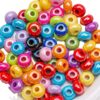 oly-075528da709e6183a66c381c065c2198 Wholesale Stylish Electroplated Acrylic Loose Beads Solid Color for DIY Phone Chain Gift Resale